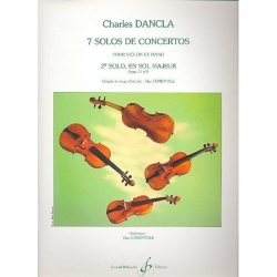 7 koncertów solowych na skrzypce i piano. C. Dancla, Gérard Billaudot Éditeur